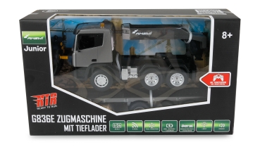 22674 G836E Zugmaschine mit Tieflader 1:24 RTR